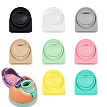Imagem de Pacote com 8 tampas de substituição de vedação de borracha, compatível com Owala Freesip 680 g tampa de bico de garrafa - peças de reposição de vedação de silicone