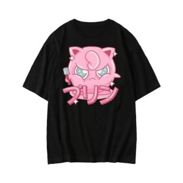 Imagem de Camiseta Unissex Pokémon Jigglypuff Para Jogos Portáteis, Estilo Verão