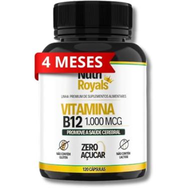 Imagem de Vitamina B12 Metilcobalamina 1000mcg 120 Cápsulas