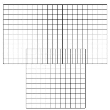 Imagem de Grade Para Cachorro Tela Pet de Metal Ajustável Cerca de Segurança para Porta(3 TELAS 60X60,BRANCO)