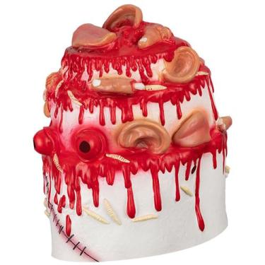 Imagem de Máscara, chapelaria de látex de Halloween, terror, cosplay, adereços d