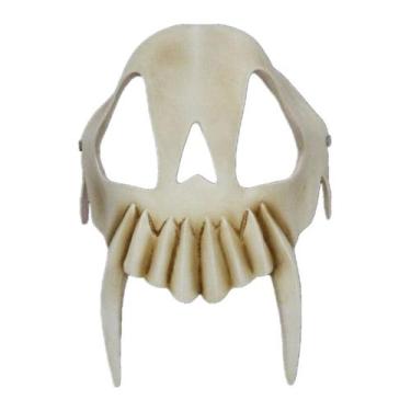 Imagem de Máscara de cosplay branqueia ossos expostos e carnaval de Halloween - 