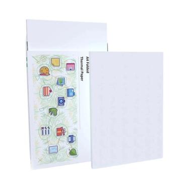 Imagem de Papel Térmico De Secagem Rápida 100 Folhas Tamanho A4 Para Recibos E E