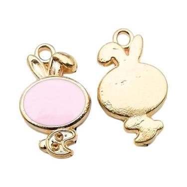Imagem de Pingentes De Liga Metálica De Coelhos De Desenho Animado Fofos Para Cr