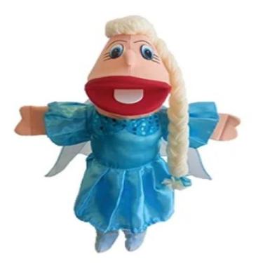 Imagem de Fantoche Princesa Azul, fantoche de mão - Fantoches Gonzaga