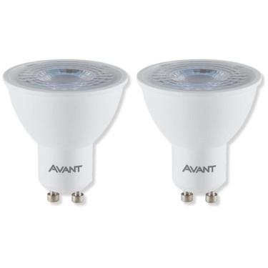 Imagem de 2Und Lâmpada LED GU10 Dicróica Luz Branca 6500K 4,8W Bivolt - Avant