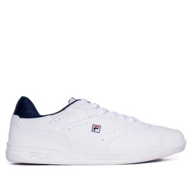 Imagem de Tênis Masculino Fila Revenge Branco/marinho, Branco, Marinho, 38
