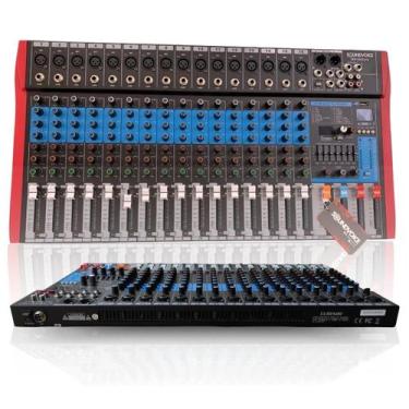 Imagem de Mesa De Som Interface Profissional 16 Canais Com 2 Auxiliar - BELL