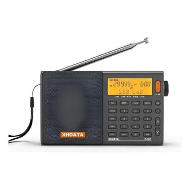 Imagem de Rádio Xhdata D-808 Estéreo Am/sw/freq. Avião Man. Portugues - XHDATA  