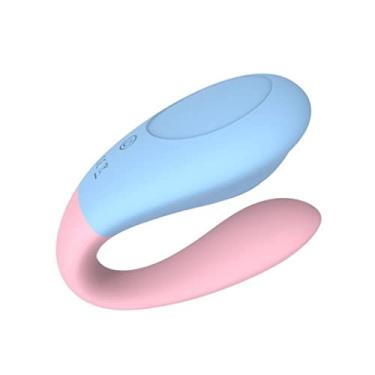 Imagem de Vibrador Forma de U forma Com Controle Remoto Sem Fio Estimulador Clitóris e Ponto G Brinquedos Sexuais Feminino