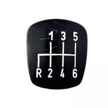 Imagem de CAIXA 5 TAMPA PUNHO 6 MARCHAS RE PARA TRAS PRETA MB