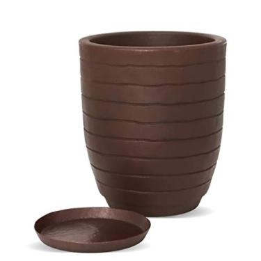 Imagem de Vasart Relevo Vaso de Flores, Rusty, 30x40cm