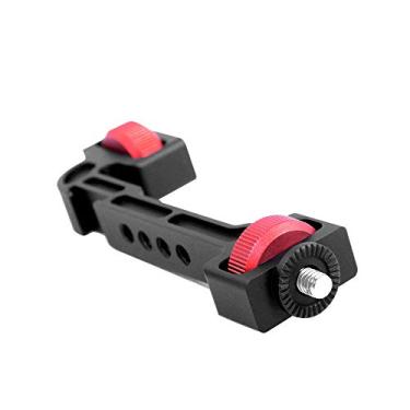 Imagem de Domary Suporte para suporte de suporte de extensão giratória estabilizador de cardan com parafuso de 1/4 de polegada de sapata fria para de microfone de monitor LED luz compatível com DJI Ronin S