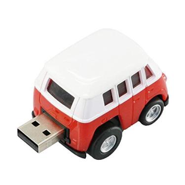 Imagem de 16 GB Red Bus Modelo U Disco USB Flash USB Flash Drive USB Memory Stick USB Drive Flash Card U Disk Thumb Drive