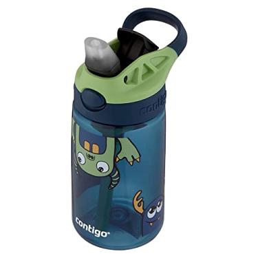Imagem de Contigo Garrafa de água infantil com canudo automático redesenhado, 400 ml, Monster