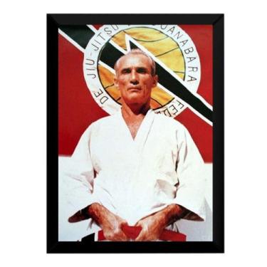 Imagem de Quadro Decorativo Academias Jiu Jitsu Mestre Helio Gracie - Fanarte