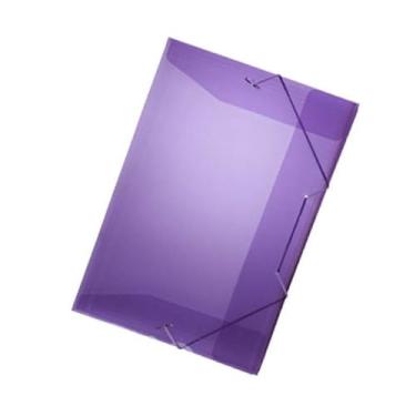 Imagem de Pasta com EláStico OfíCio Cores Organizar Documentos com 10 Unidades(Lilás Com 10 Und (ALR))
