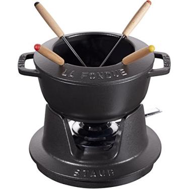Imagem de Conjunto Fondue 16cm Preto Ferro Fundido Staub