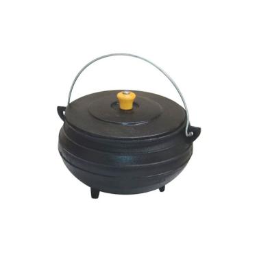 Imagem de Panela Tripé de Ferro Fundido com Tampa Capacidade 8L