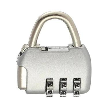 Imagem de Cadeado De Senha De 3 Dígitos Durável Antifurto Para Capacete, Moto, S