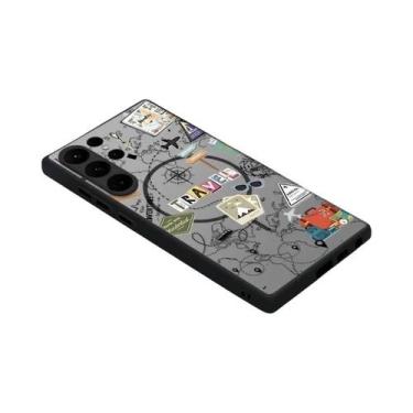 Imagem de Capa Magnética Fosca Com Estampa De Avião Para Samsung Galaxy S25 S26 