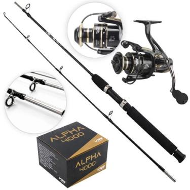Imagem de Vara Pesca Molinete 1,65 metros 30 libras com molinete Alpha - VRS Fis