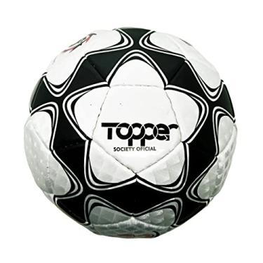 Imagem de Topper 22, Bola Adulto Unissex, Branco/Preto (White/Black), 70 Cm