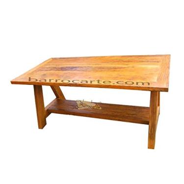 Imagem de Mesa Rústica Brown em Madeira de Demolição - Cód 943