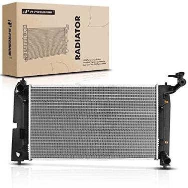 Imagem de A-Premium Conjunto do radiador de arrefecimento do motor compatível com Toyota Corolla Matrix e Pontiac Vibe 2003-2008 L4 1.8L, Auto Trans. com resfriador de óleo Trans, substituição para 164000D230, 164000D240, 164000D250