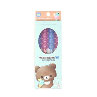 Imagem de Pacote com 4 lindos lápis de plástico multipontos empilháveis para crianças, estudantes, professores, escritório TPPQ54451