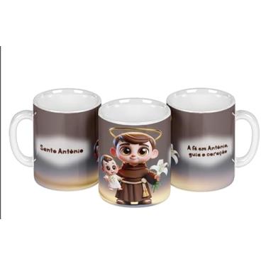 Imagem de Caneca branca católica divina animação (14941)