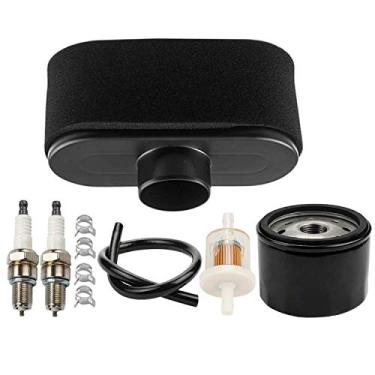 Imagem de Hippotech Filtro de ar e filtro de óleo com kit de ajuste para Kawasaki FR651V FR691V FR730V FS481V FS541V FS600V FS651V FS691V FS730V Motor de 4 tempos para John Deere para trator de cortador de