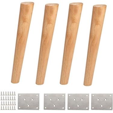 Imagem de Armário de madeira DIY Sofá Pés Pés Móveis Pés Equilíbrio Pernas/Suporte Pés Elevadores Hardware Acessórios Pés X4, Multiuso