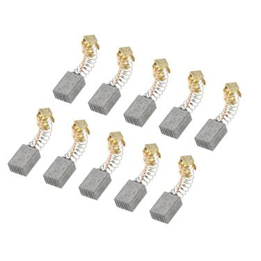 Imagem de Escovas de carbono 0,47 x 0,31 x 2,36 polegadas para motores elétricos, ferramenta elétrica, moedor angular, serra de mesa, reparo de peças sobressalentes, pacote com 10