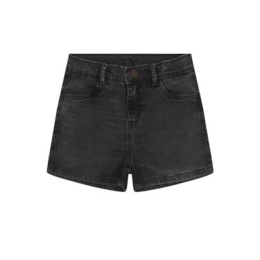 Imagem de Shorts jeans infantil menina Brandili, 4, Azul