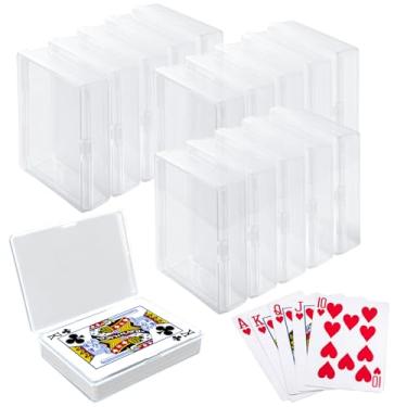 Imagem de STARVAST 48Pcs Playing Card Case Holder, Playing Card Box Game Organizers Storage Containers Deck, Snaps Closed for Travel and Restaurant