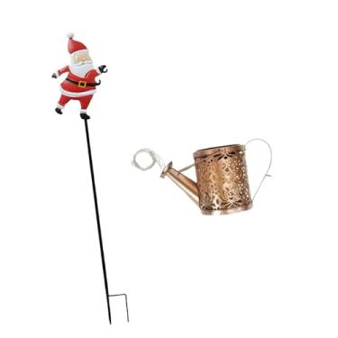 Imagem de MotiveTech Luminária de Natal Solar para Jardim, Decoração Externa, Enfeite de Natal Original para Pátio e Quintal