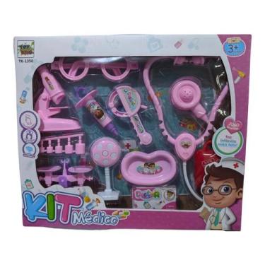 Imagem de Brinquedo Kit Médico Infantil Doutora Menina - Dm Toys