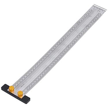 Imagem de Régua de Marcação, Régua de Furo Em Forma de T Escala de Marcação Réguas de Construção Multifuncionais Portáteis Precisas Requintadas (400mm)