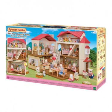 Imagem de Cenário - Sylvanian Families - Casa Telhado Vermelho Sótão Secreto - Epoch Magia
