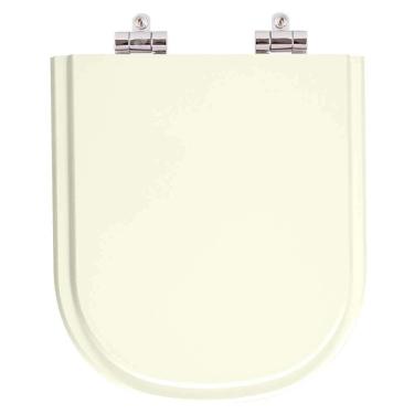 Imagem de Assento Sanitario Poliester com Amortecedor Life Pergamon (Bege Claro) para Vaso Celite