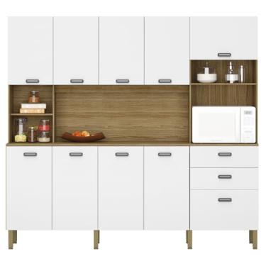 Imagem de Armário de Cozinha Completo 10 Portas Sófia Freijó Supremo