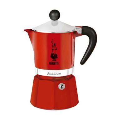 Imagem de Cafeteira Bialetti Rainbow Vermelha 3 Xícaras 150 ml 10030103