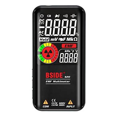 Imagem de Domary S20 Multímetro EMF Inteligente Detector de Radiação Eletromagnética Display Colorido de 3,5 Polegadas 9999 Contagens Faixa Automática Medidor Universal Recarregável Monitor de Radiação Voltímet