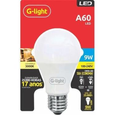 Imagem de Lampada bulbo led 9w 3000k e27 g-light