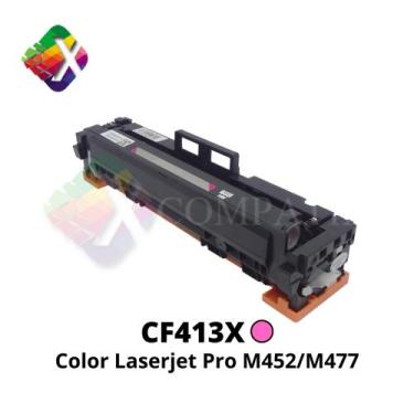 Imagem de Toner Compatível com HP CF413X 410X Magenta  M452DN M452DW M452NW M477