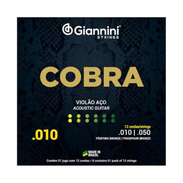 Imagem de Corda P/Violão Aço de 12 Cordas GEEF12MF - EC0365