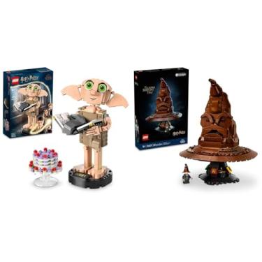 Imagem de Kit LEGO Harry Potter Dobby 403pç + Chapéu 561pç