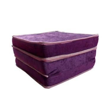 Imagem de Puff Camping Multifuncional Banco Colchonete Metalassê Orthovida 180 x