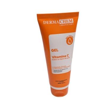 Imagem de Gel Anti-Idade Vitamina C Dermachem 100g Hidratação Profunda Redução d